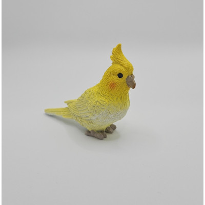 玄鳳鸚鵡精品擺設（黃色）